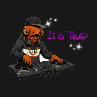 It's a Trap Beat DJ – Urban Alien Turntable Parody Tee